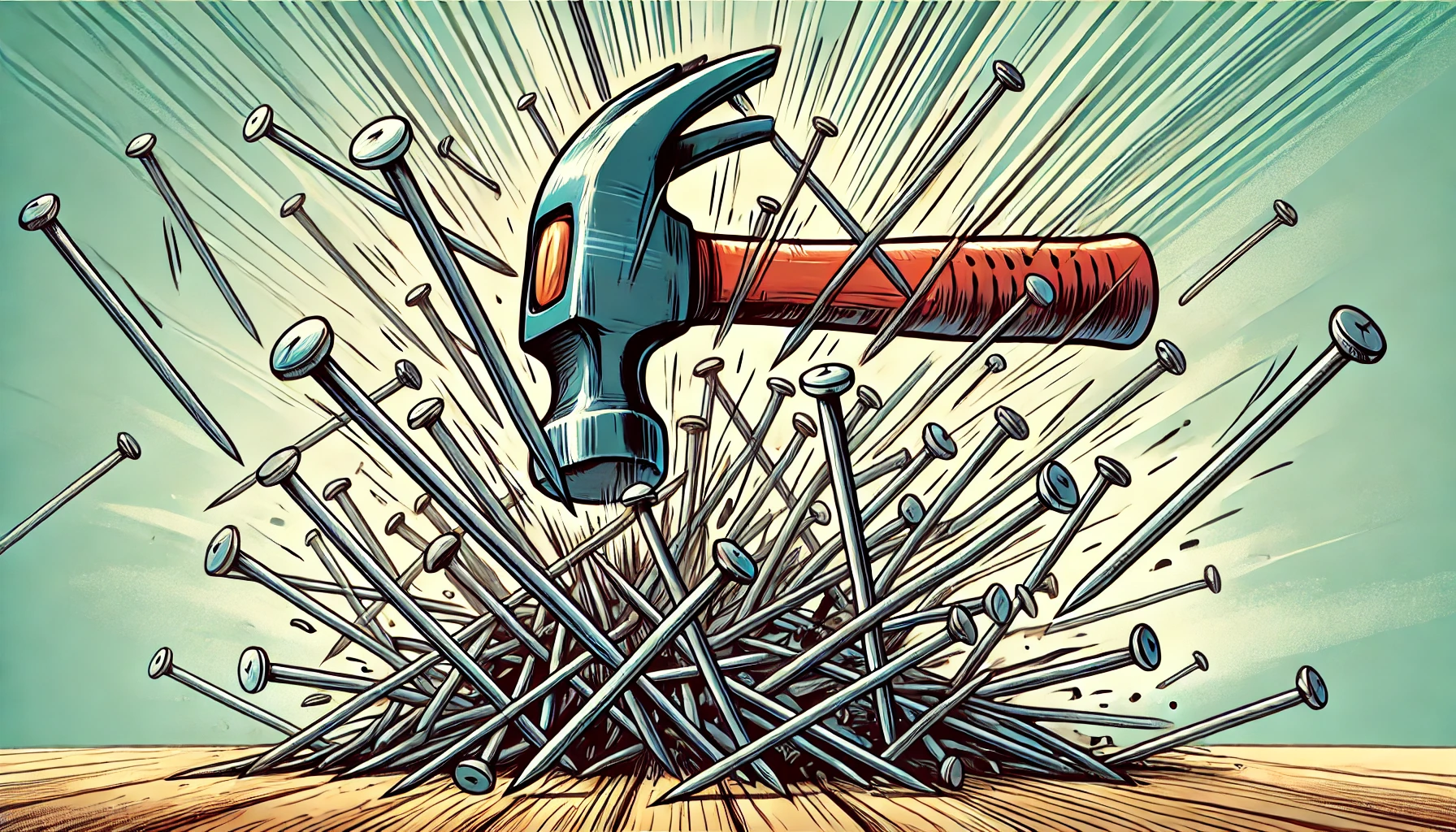 Hammer and nails
