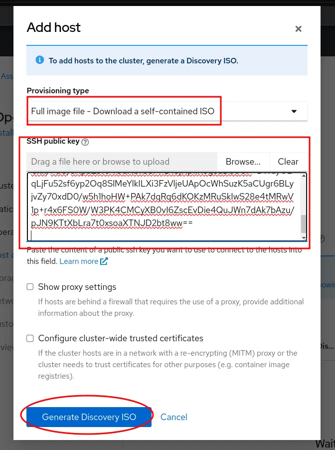 Generate ISO