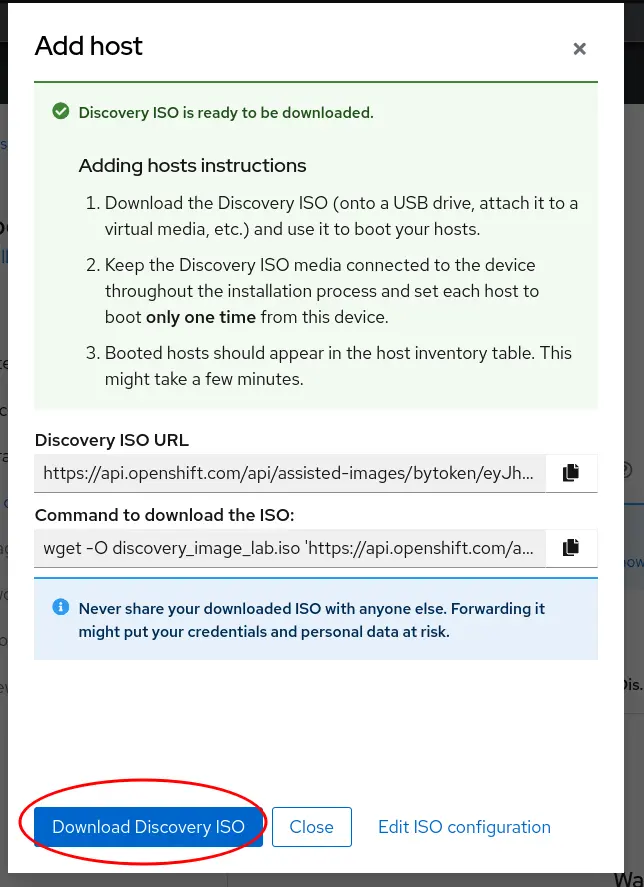 Generate ISO